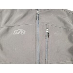 Peterbilt 579 Fossa Black Full Zip‎ Softshell Medium, zip pockets, fleece Lined